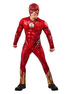 Rubies DC Boy's The Flash Padded Costume Medium (8-10)